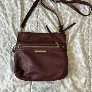 Poppy and peonies crossbody